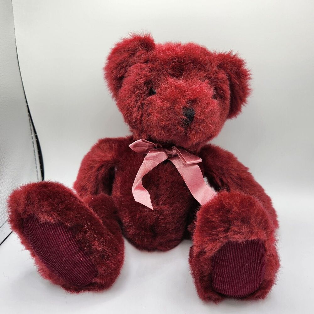 Russ Rhapsody Teddy Bear Plush 12” Stuffed Beanbag Animal Toy